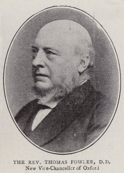 El Reverendo Thomas Fowler, DD de English Photographer