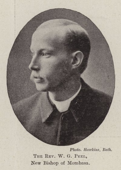 El Reverendo W. G. Peel, nuevo obispo de Mombasa de English Photographer