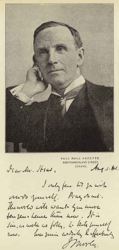 El Muy Honorable John Morley, MP de English Photographer