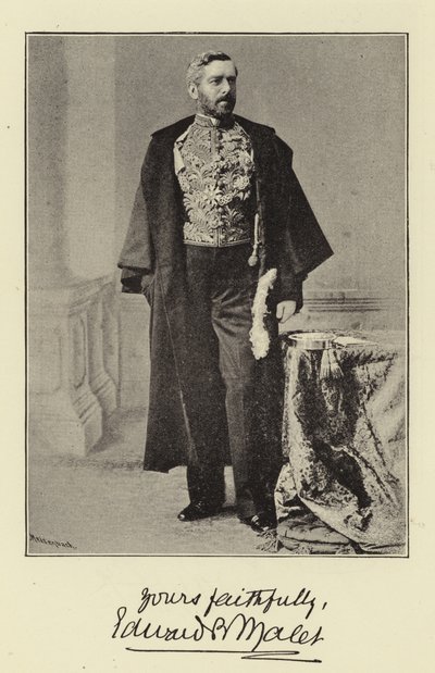 El Muy Honorable Sir Edward Malet, GCB, Embajador de Su Majestad en la Corte de Alemania de English Photographer