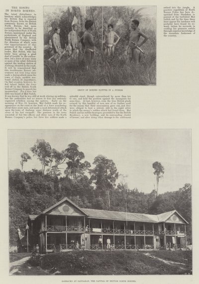 El Levantamiento en Borneo del Norte de English Photographer