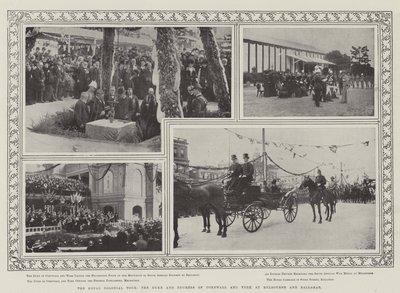El tour colonial real, el Duque y la Duquesa de Cornualles y York en Melbourne y Ballarat de English Photographer