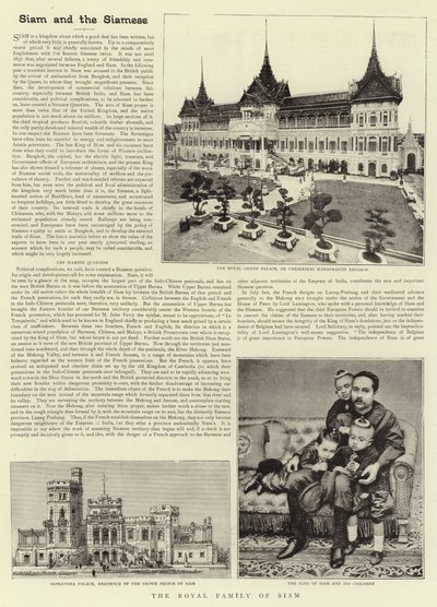 La Familia Real de Siam de English Photographer