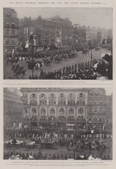 El progreso real por la ciudad y el sur de Londres, 25 de octubre de English Photographer