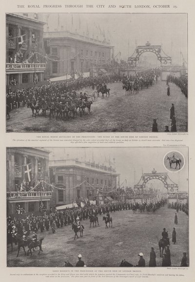El progreso real por la ciudad y el sur de Londres, 25 de octubre de English Photographer