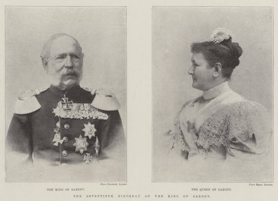El Septuagésimo Cumpleaños del Rey de Sajonia de English Photographer
