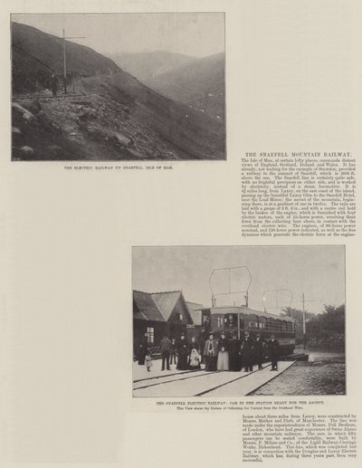 El Ferrocarril de la Montaña Snaefell de English Photographer
