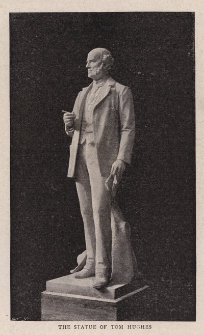 La estatua de Tom Hughes de English Photographer