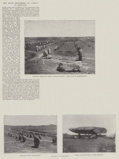 Los monumentos de piedra de Carnac, en Bretaña de English Photographer