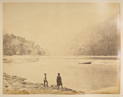 El Teesta en Bheerkotee.  Vistas de Darjeeling. 1870 de English Photographer