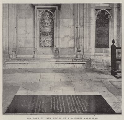 La tumba de Jane Austen en la Catedral de Winchester de English Photographer