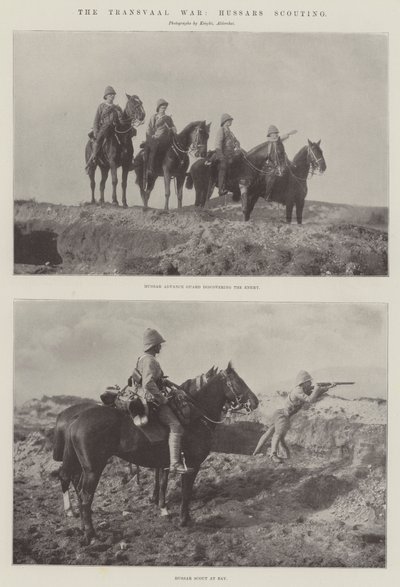 La Guerra del Transvaal, Húsares explorando de English Photographer