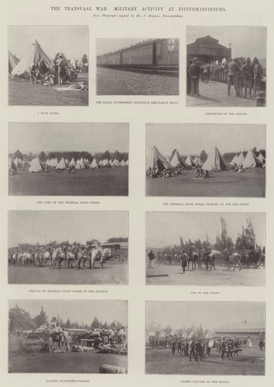 La Guerra del Transvaal, Actividad Militar en Pietermaritzburg de English Photographer