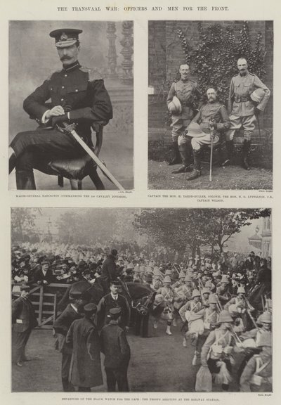La Guerra del Transvaal, Oficiales y Hombres para el Frente de English Photographer