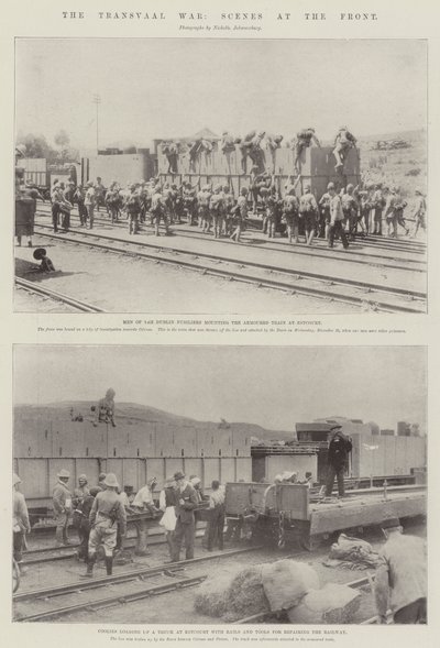 La guerra de Transvaal, escenas en el frente de English Photographer