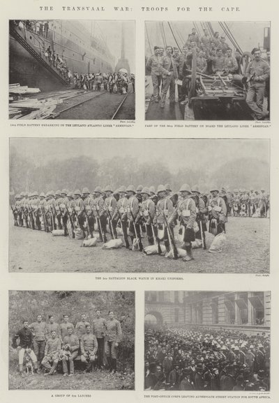 La guerra del Transvaal, tropas para el Cabo de English Photographer