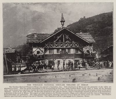 El teatro nacional al aire libre de Tirol en Meran de English Photographer