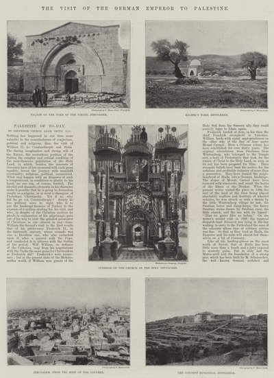 La visita del emperador alemán a Palestina de English Photographer