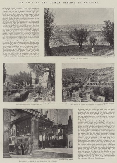 La visita del emperador alemán a Palestina de English Photographer