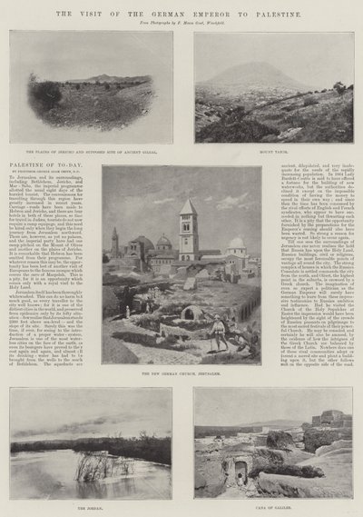 La visita del emperador alemán a Palestina de English Photographer