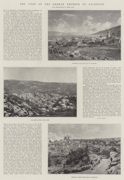 La visita del emperador alemán a Palestina de English Photographer