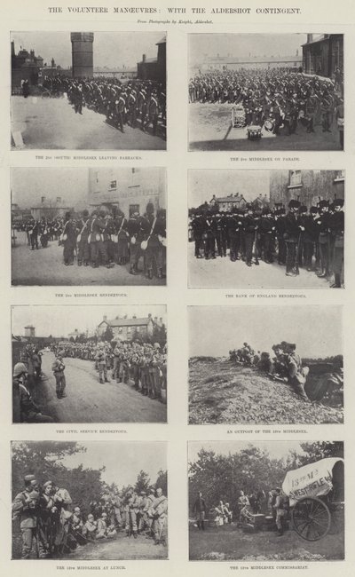 Las Maniobras Voluntarias, con el Contingente de Aldershot de English Photographer