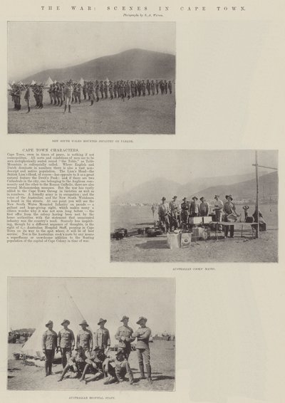 La Guerra, Escenas en Ciudad del Cabo de English Photographer