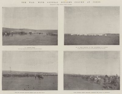 La Guerra, con la Columna del General Buller en Frere de English Photographer