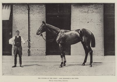 El ganador del Derby, Sir Visto de Lord Rosebery de English Photographer