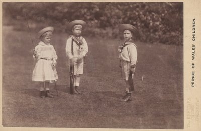 Los hijos de Eduardo, Príncipe de Gales de English Photographer