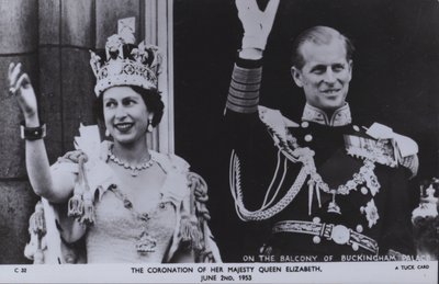 La coronación de su majestad la Reina Isabel, 2 de junio de 1953 (foto en b/n) de English Photographer