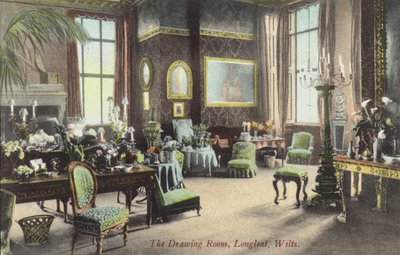 El salón, Longleat, Wiltshire (foto en color) de English Photographer