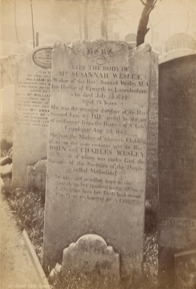 La tumba de Susannah Wesley de English Photographer