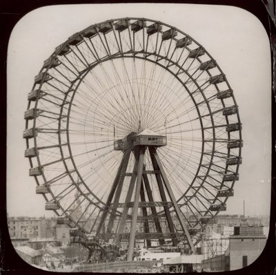 La gran rueda en Earls Court, Londres de English Photographer
