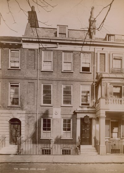 La casa de Thomas Carlyle de English Photographer