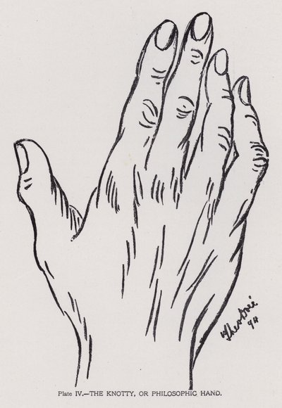 La mano nudosa o filosófica (foto b/n) de English Photographer