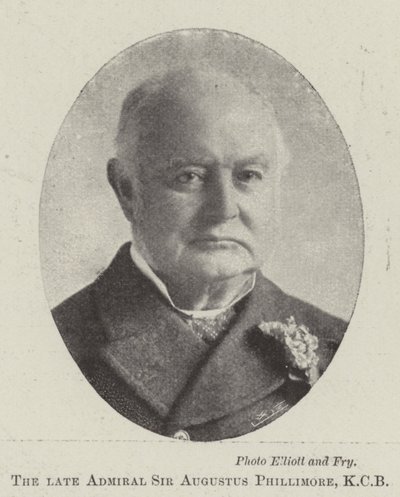 El difunto almirante Sir Augustus Phillimore, KCB de English Photographer