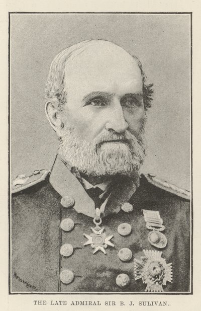El difunto Almirante Sir B J Sulivan de English Photographer