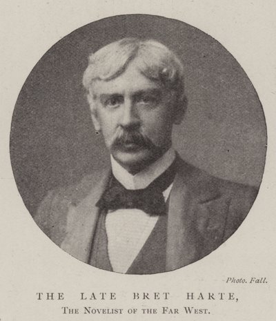 El difunto Bret Harte, el novelista del Lejano Oeste de English Photographer