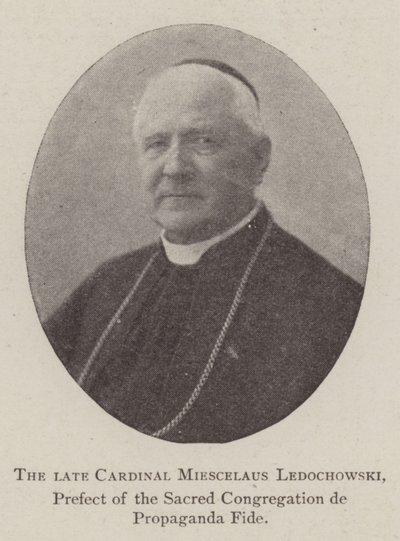 El difunto Cardenal Miescelaus Ledochowski, prefecto de la Sagrada Congregación de Propaganda Fide de English Photographer