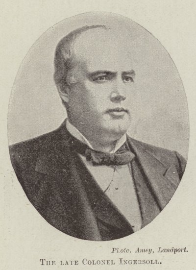 El difunto Coronel Ingersoll de English Photographer