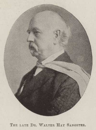 El fallecido Dr. Walter Hay Sangster de English Photographer