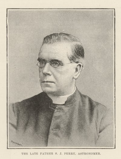 El difunto Padre S J Perry, astrónomo de English Photographer