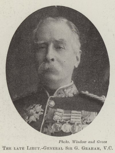 El difunto teniente general Sir G. Graham, VC de English Photographer
