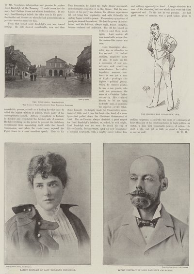El difunto Lord Randolph Churchill de English Photographer