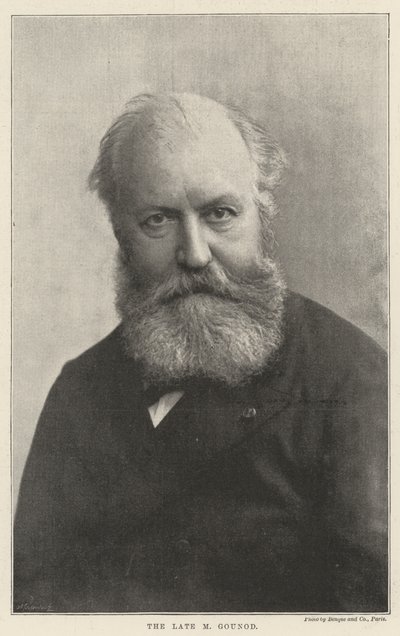 El difunto M Gounod de English Photographer