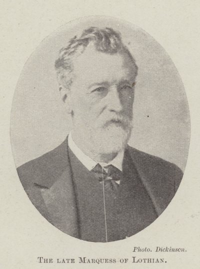 El difunto Marqués de Lothian de English Photographer