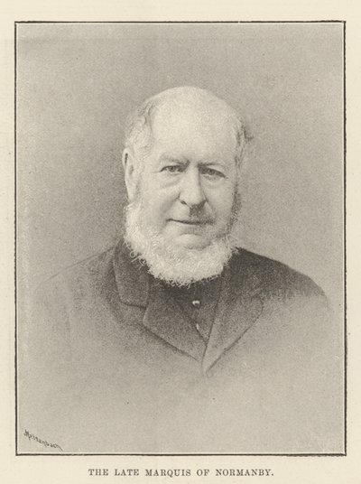 El difunto Marqués de Normanby de English Photographer
