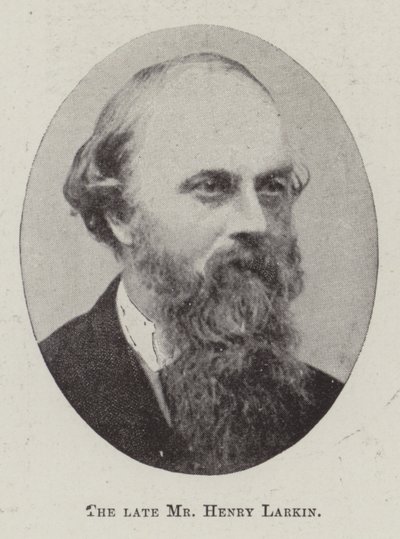 El fallecido Sr. Henry Larkin de English Photographer