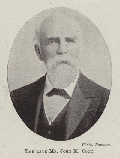 El fallecido Sr. John M Cook de English Photographer